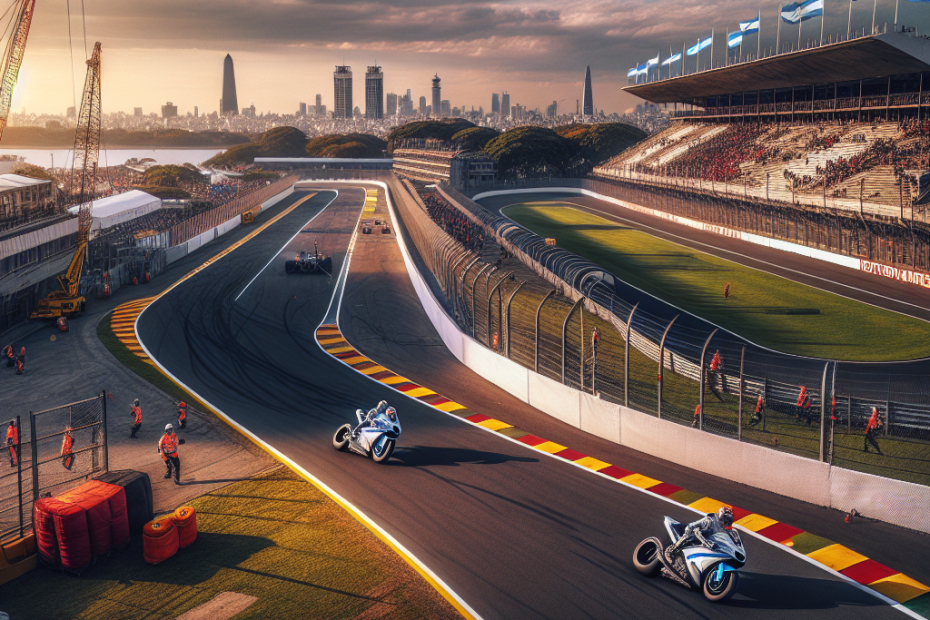 Aerial photo of Autódromo renovation after PGL $22M ahead 2027 MotoGP